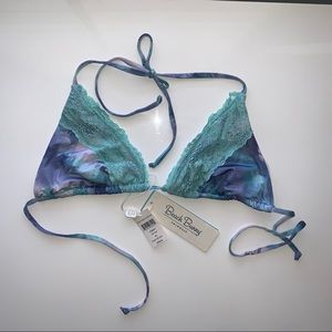 Beach Bunny Blue Tie Dye Tri Top | NWT | XL